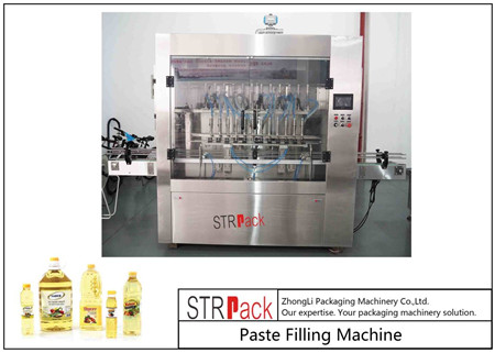 Máquina de llenado de crema de marca famosa / máquina de etiquetado semiautomática / línea de envasado de llenado de aceite